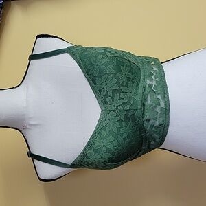 Pink Victoria Secret woman bra size L-DD green